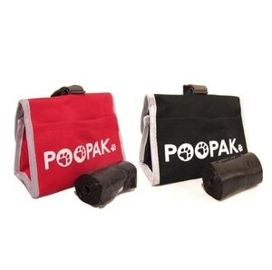 POOPAK SET OF 2 CANVAS POUCHES FOR PET WALKING HOLDS KEYS TREATS PERSONAL ITEMS